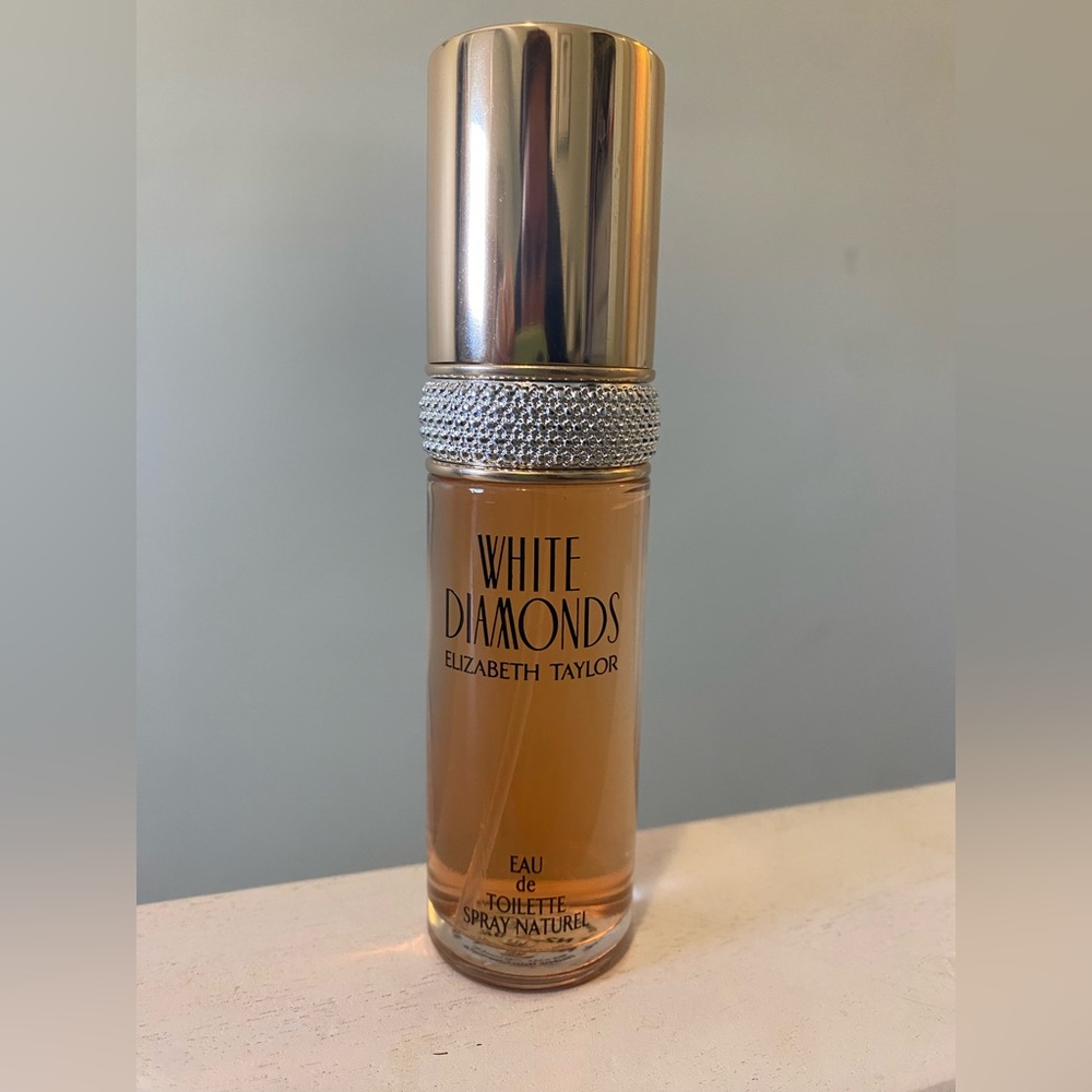 Vintage Elizabeth Taylor White Diamonds Perfume 1 oz.
